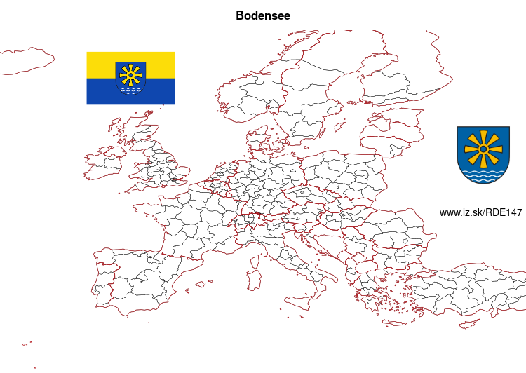 mapka Bodensee DE147