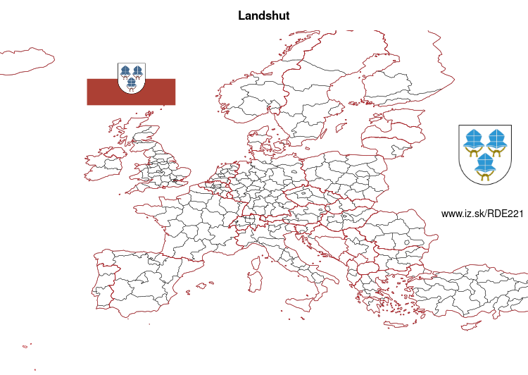 mapka Landshut DE221