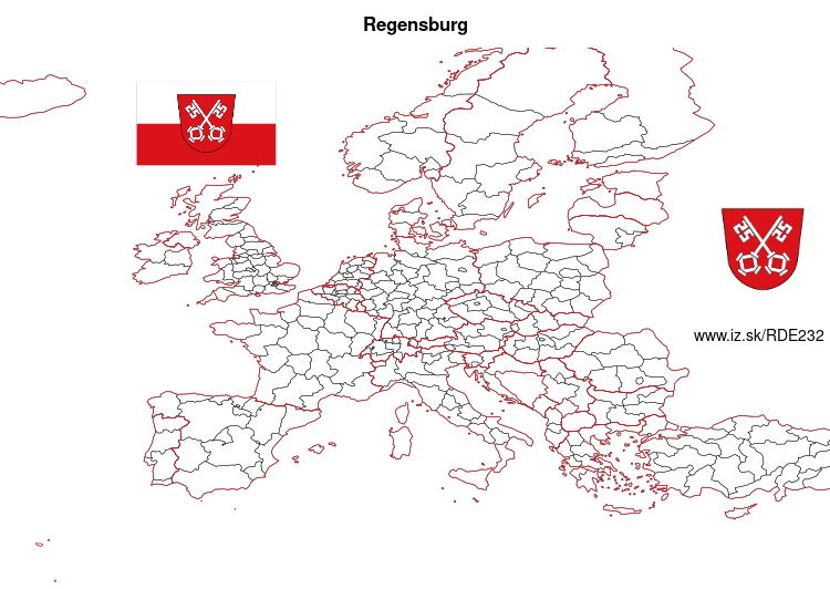 mapka Regensburg DE232