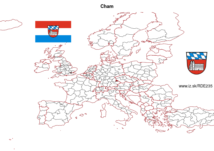 mapka Cham DE235