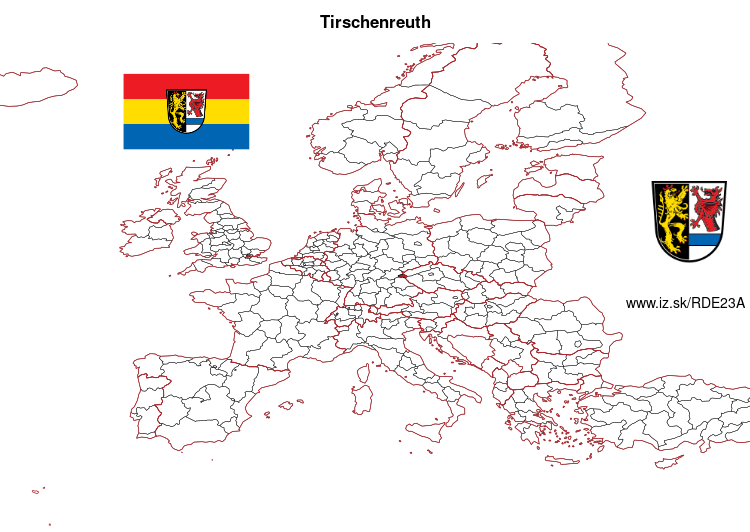 mapka Tirschenreuth DE23A