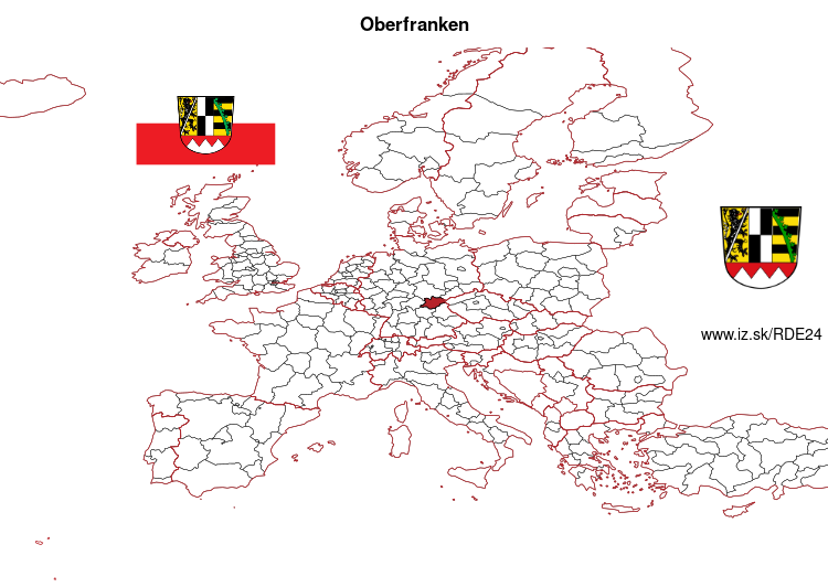 mapka Oberfranken DE24