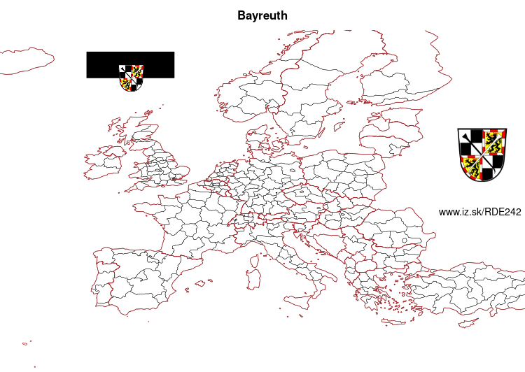 mapka Bayreuth DE242