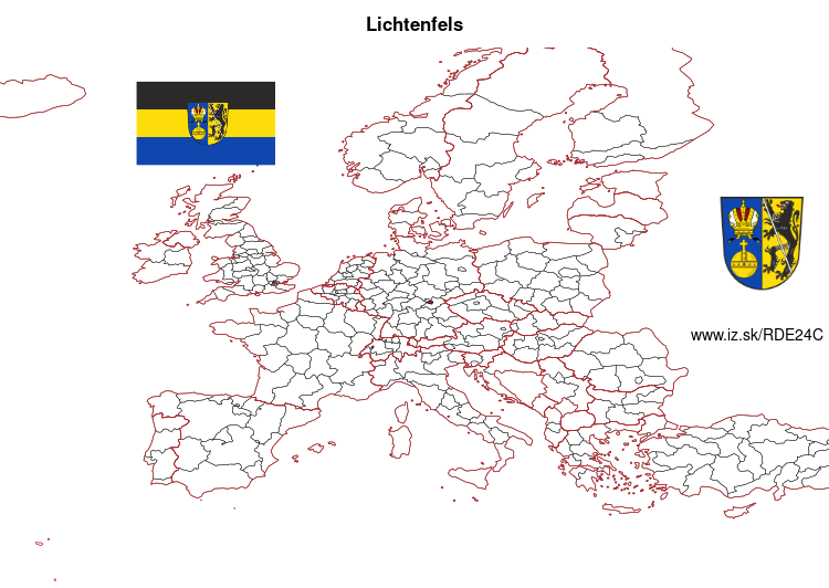 mapka Lichtenfels DE24C