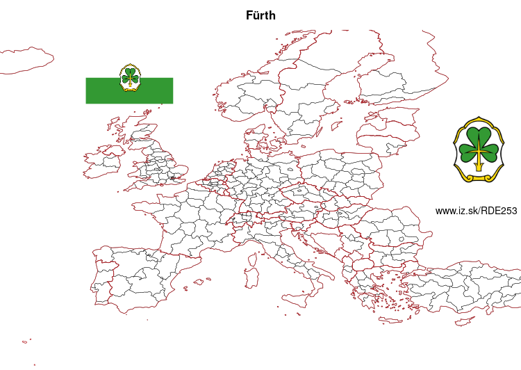 mapka Fürth DE253