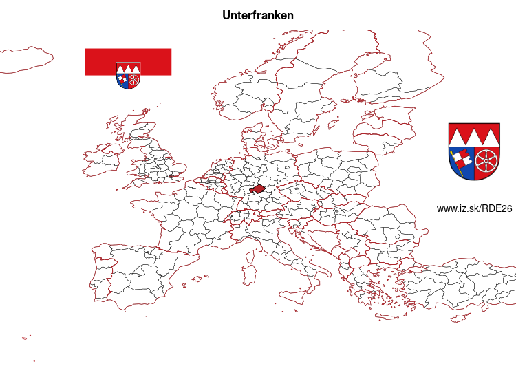 mapka Unterfranken DE26