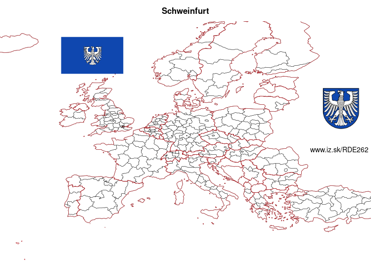 mapka Schweinfurt DE262