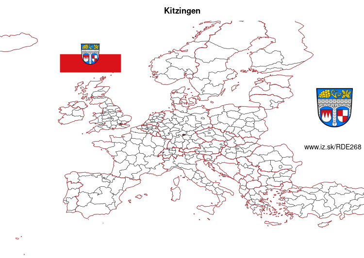 mapka Kitzingen DE268