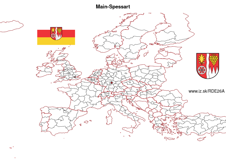 mapka Main-Spessart DE26A