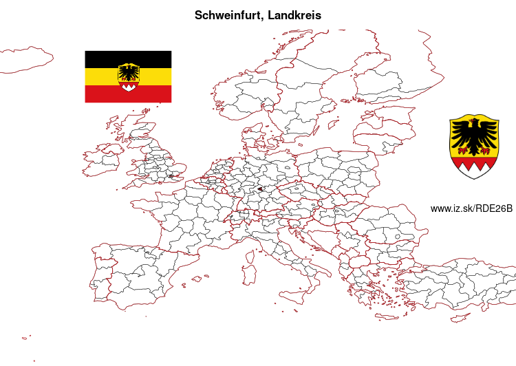 mapka Schweinfurt, Landkreis DE26B