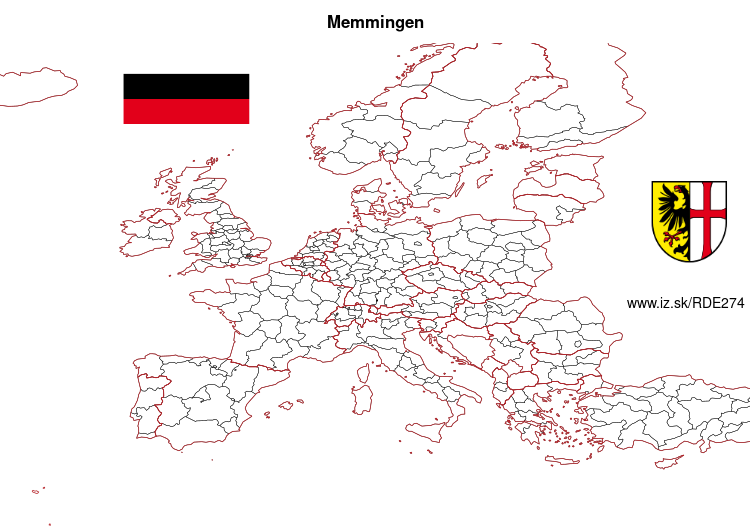 mapka Memmingen DE274