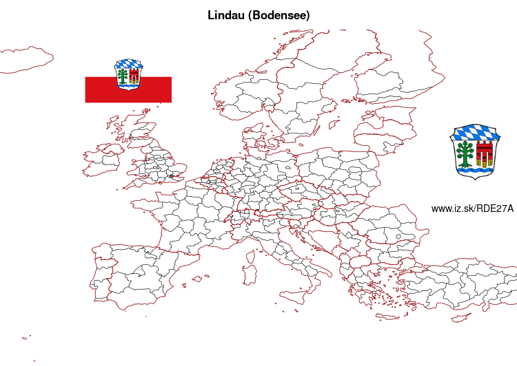 mapka Lindau (Bodensee) DE27A