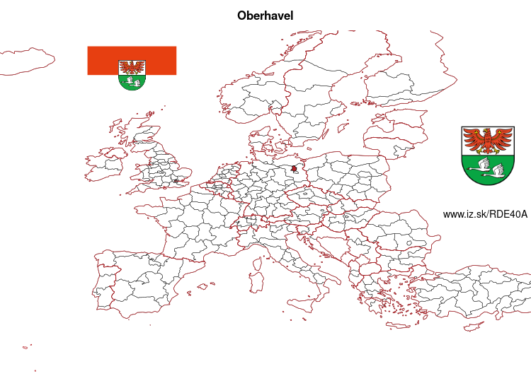 mapka Oberhavel DE40A