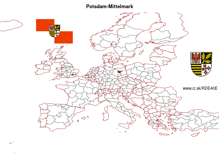 mapka Potsdam-Mittelmark DE40E