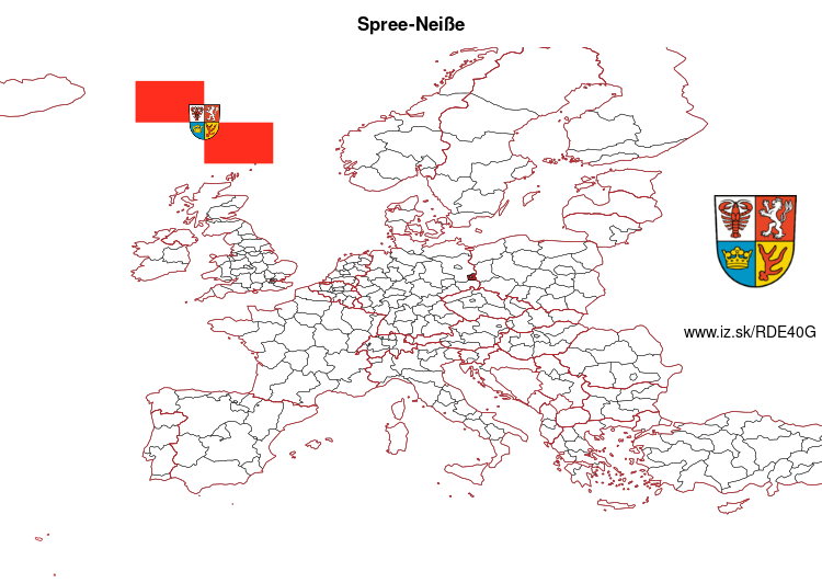 mapka Spree-Neiße DE40G