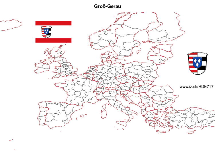 mapka Groß-Gerau DE717