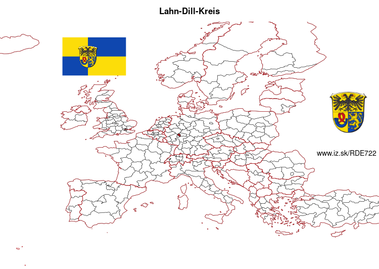 mapka Lahn-Dill-Kreis DE722