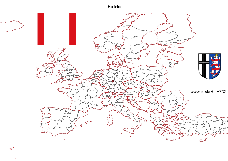 mapka Fulda DE732