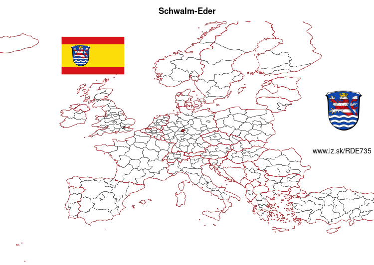 mapka Schwalm-Eder DE735