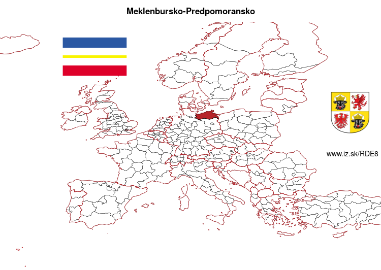 mapka Meklenbursko-Predpomoransko DE8