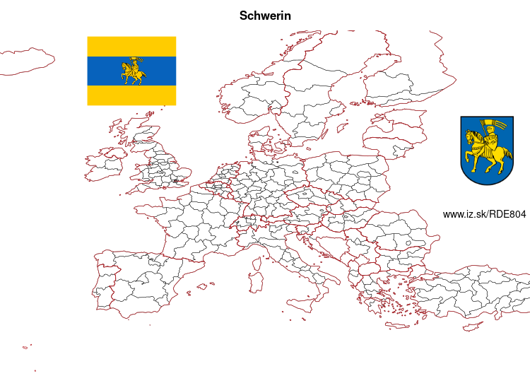 mapka Schwerin DE804