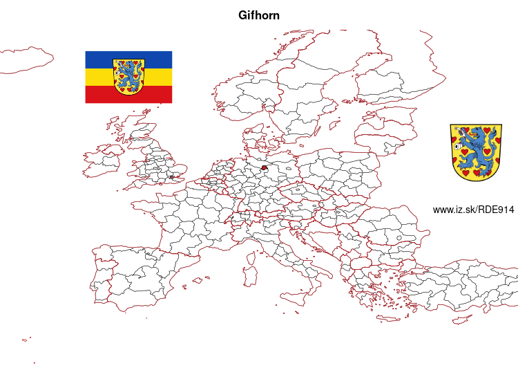 mapka Gifhorn DE914