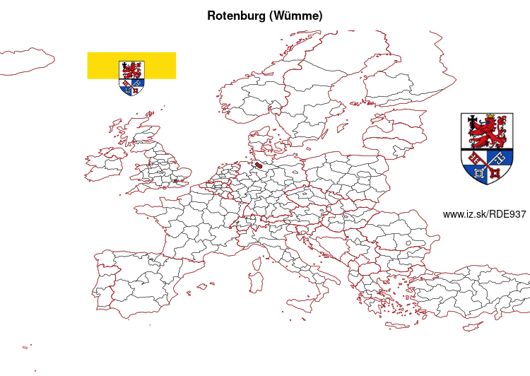 mapka Rotenburg (Wümme) DE937
