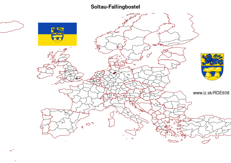 mapka Soltau-Fallingbostel DE938