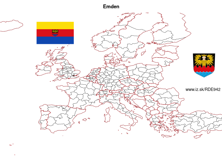 mapka Emden DE942