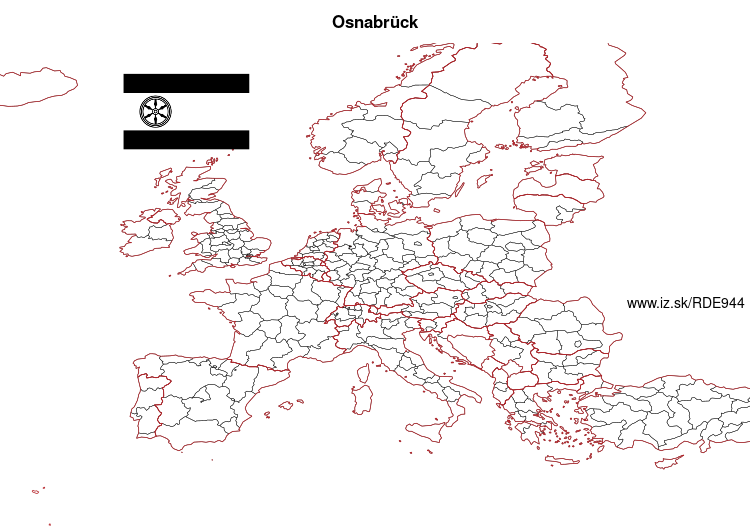 mapka Osnabrück DE944