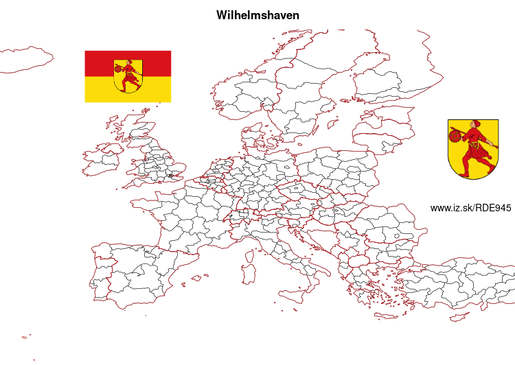 mapka Wilhelmshaven DE945