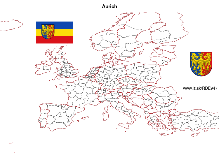 mapka Aurich DE947