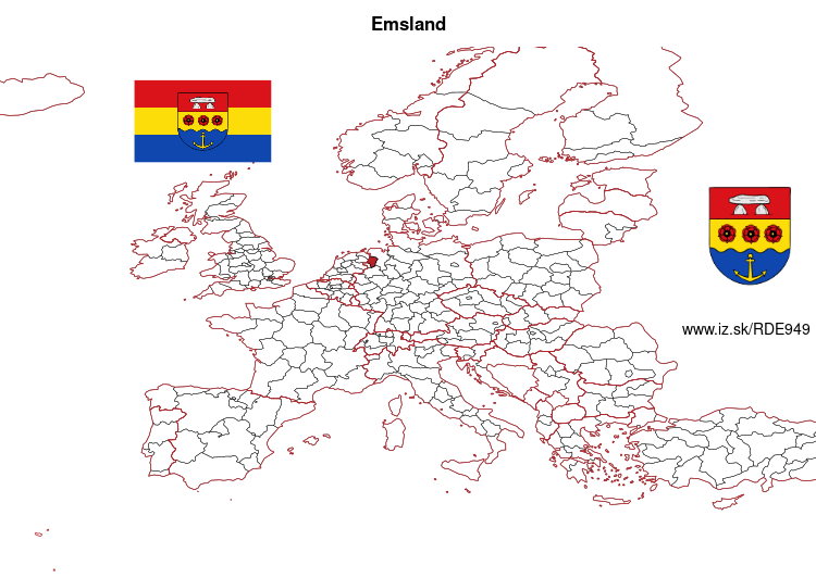 mapka Emsland DE949