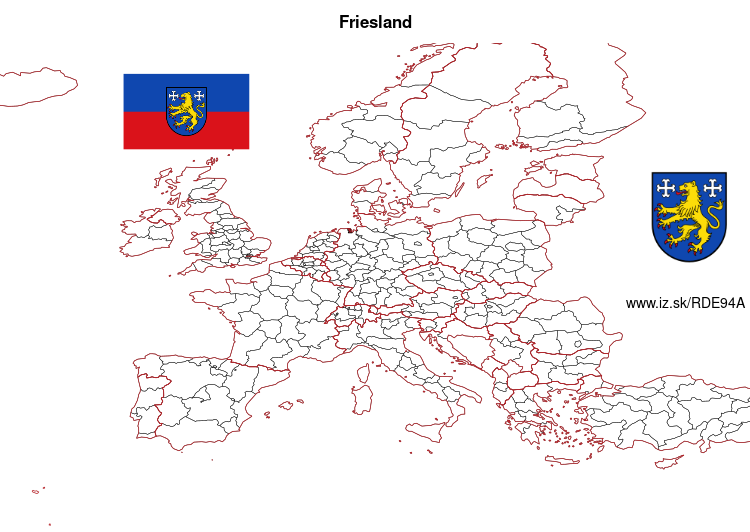 mapka Friesland DE94A