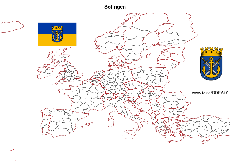 mapka Solingen DEA19