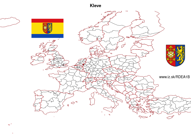 mapka Kleve DEA1B