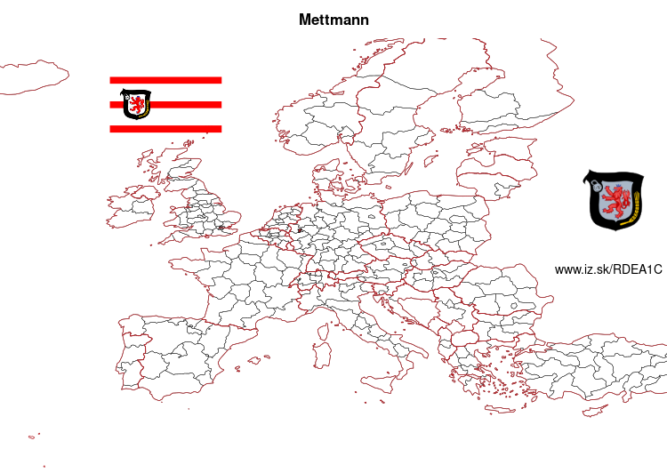 mapka Mettmann DEA1C