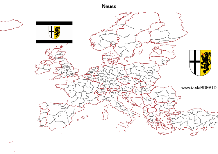 mapka Neuss DEA1D