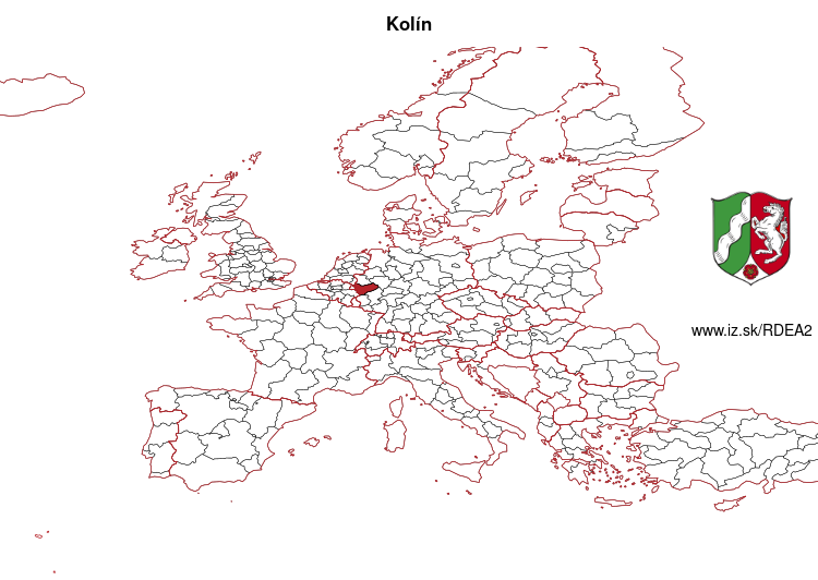 mapka Kolín DEA2