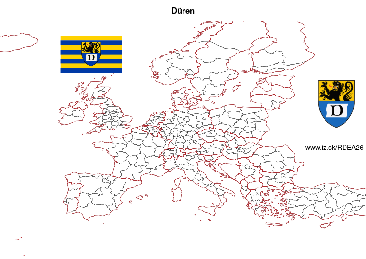 mapka Düren DEA26