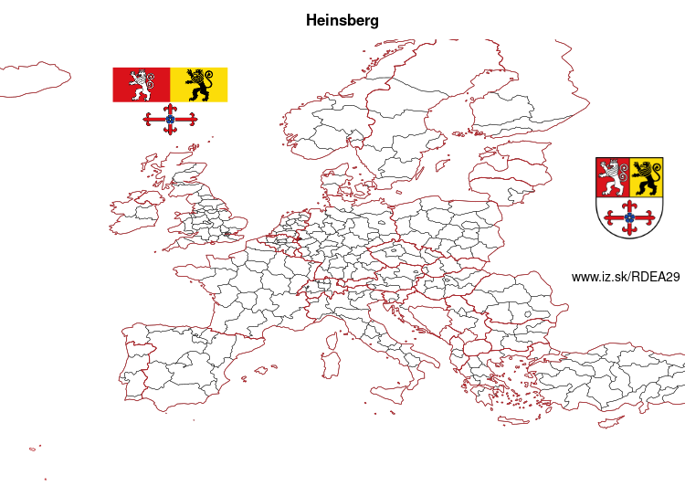 mapka Heinsberg DEA29