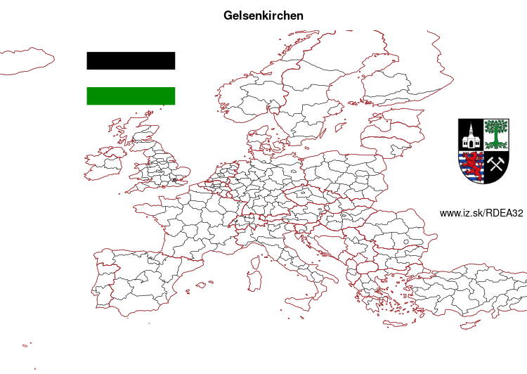 mapka Gelsenkirchen DEA32