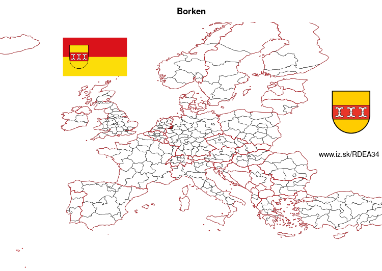 mapka Borken DEA34