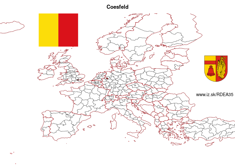 mapka Coesfeld DEA35