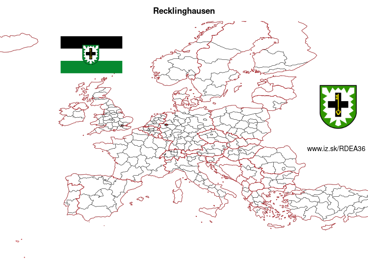 mapka Recklinghausen DEA36