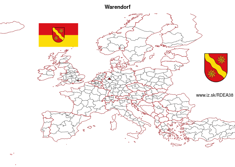 mapka Warendorf DEA38