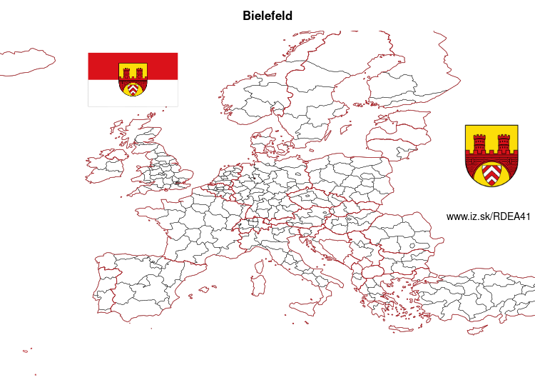 mapka Bielefeld DEA41