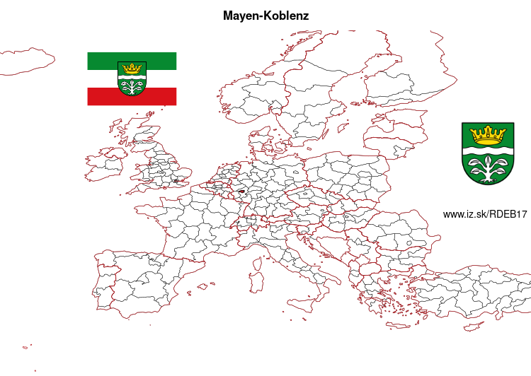 mapka Mayen-Koblenz DEB17