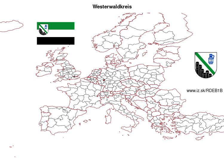 mapka Westerwaldkreis DEB1B