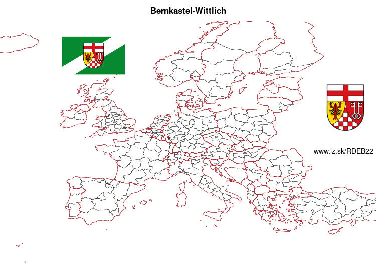 mapka Bernkastel-Wittlich DEB22